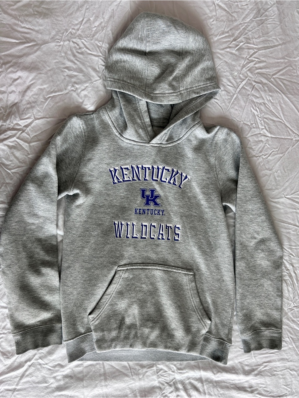 Kentucky Wildcats Youth Gray Hooded Sweatshirt
